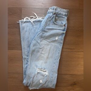 Zara Light Blue Denim Jeans